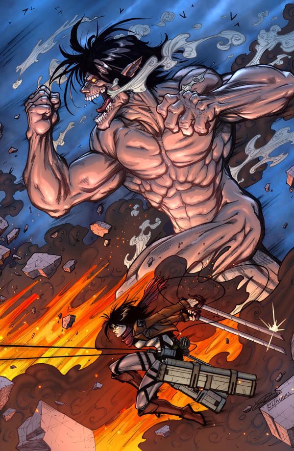 Attack On Titan Season Attack On Titan Eren Attack On Titan Fanart Dope Wallpapers Animes Wallpapers Anime Demon Manga Anime Eremika Naruto Art