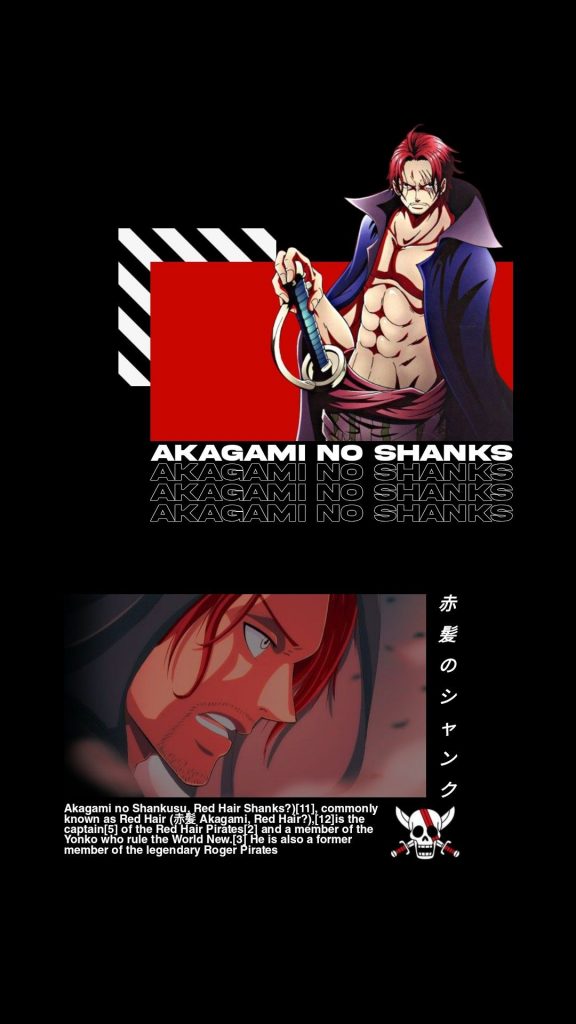 Red Hair Shanks Akagami No One Piece Anime Camilla Wallpapers Movie Posters Shirts Style Swag