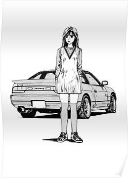 Comics Illustration Nissan 180sx Nissan Silvia Car Sketch