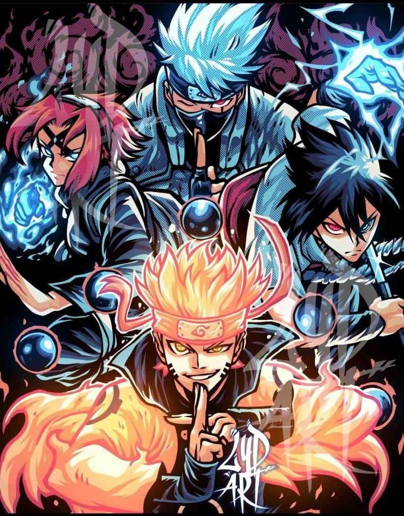 Arte Ninja Ninja Art Naruto And Sasuke Wallpaper Otaku Anime Manga Anime