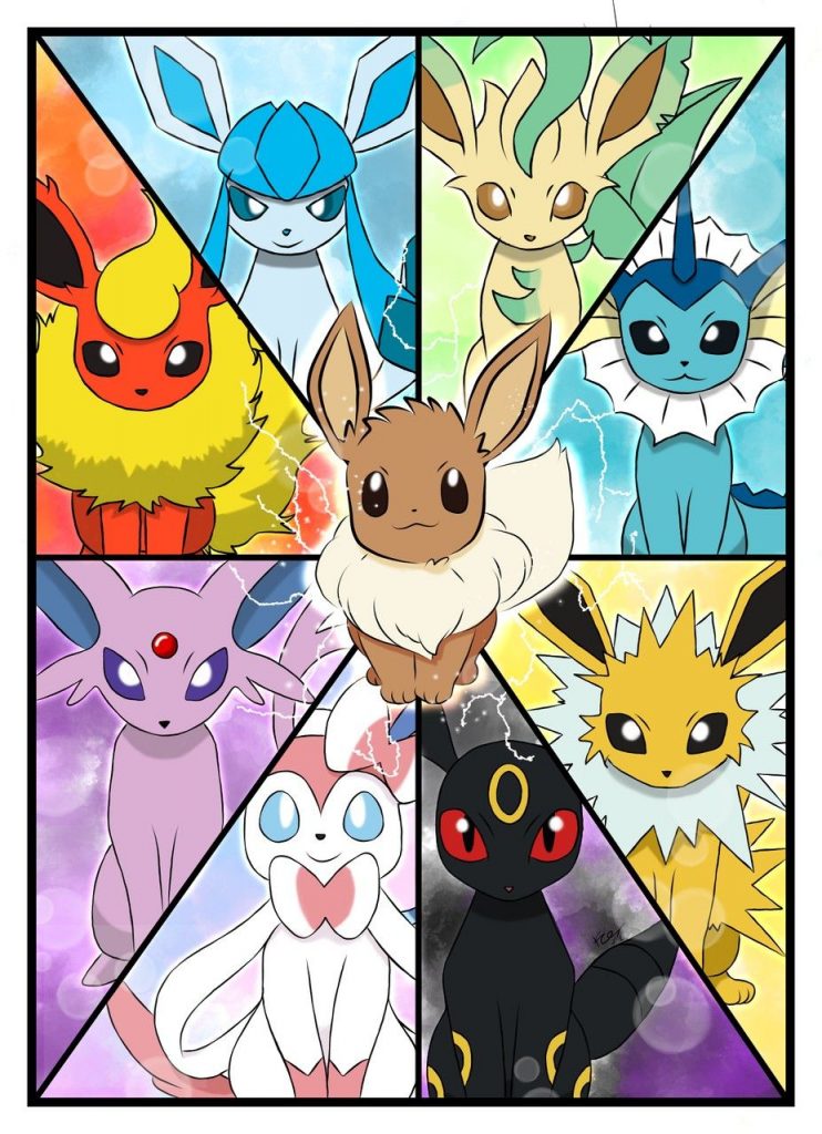 Eevee Cute Pokemon Eeveelutions Anime Poses Reference Brilliant Diamond Cute Funny Animals Brat Dragon Ball Super