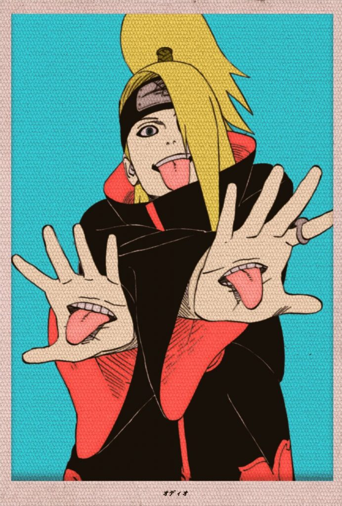 Naruto Drawings Graphic Poster Retro Poster Naruto Painting Graphic Wallpaper Anime Tattoos