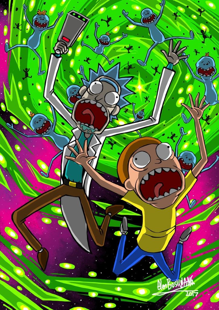 Rick And Morty Wallpaper Trippy Rick And Morty