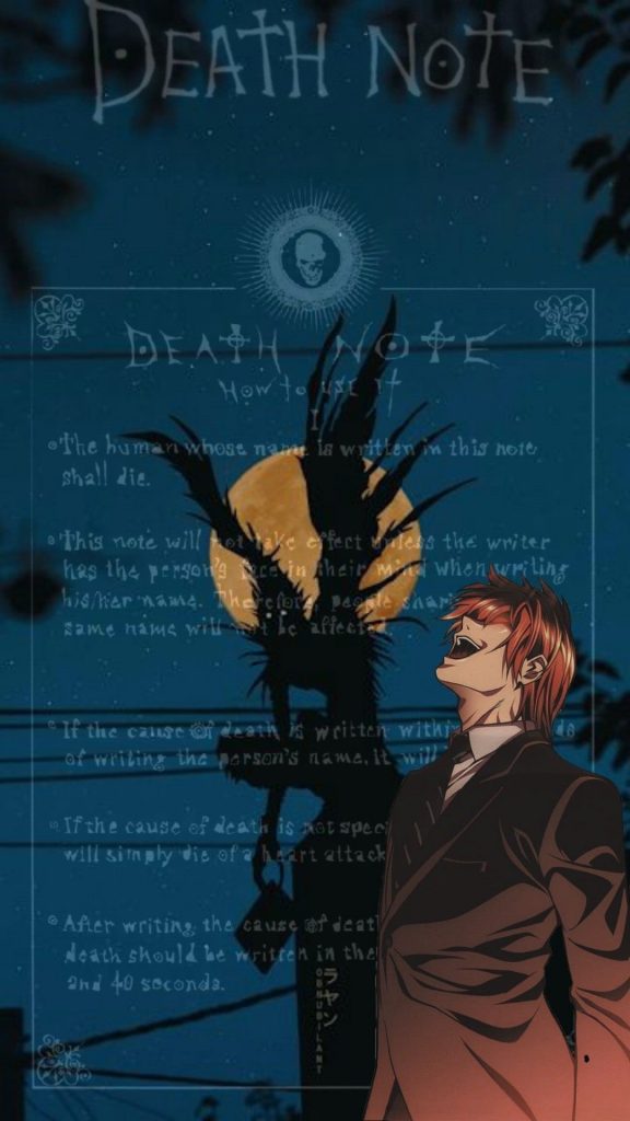 Death Note Wallpaper Iphone Lit Wallpaper Death Note Light Death Aesthetic Aesthetic Anime