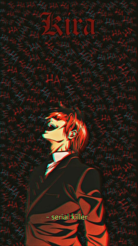 Dope Wallpapers Death Note Kira Red Aesthetic Grunge Black And White Aesthetic Cute Galaxy Wallp