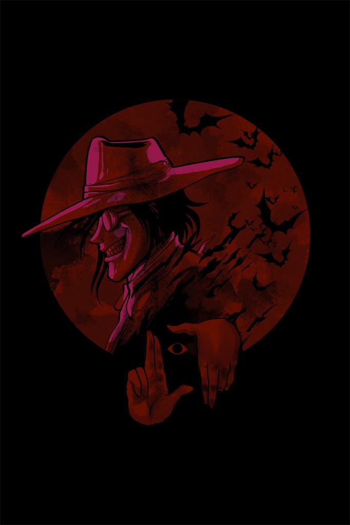 Hellsing Alucard Demon Hunter All Anime Illustration Otaku Character Art Ghost Horror Witch