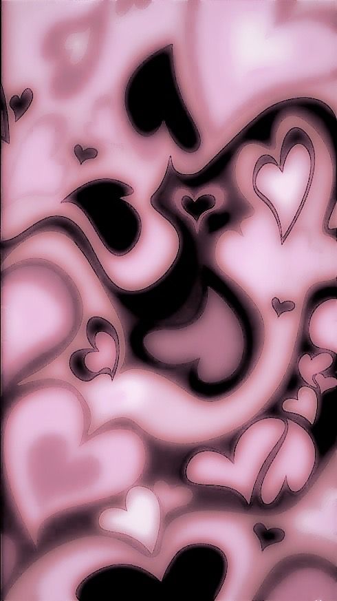 Pink Wallpaper Heart Pink And Black Wallpaper Retro Wallpaper Iphone Iphone Wallpaper Pattern Hi